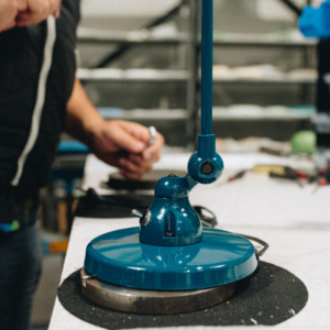 Photo dans l'atelier JIELDE