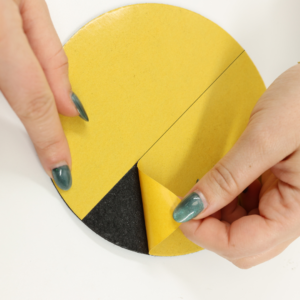 Rond feutrine papier siliconé