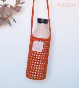 gourde avec sac en filet 