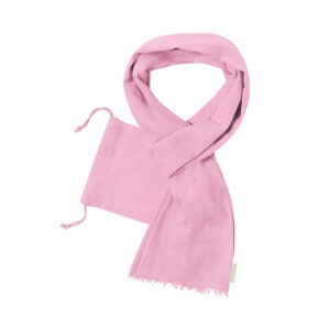 Foulard en coton et pochette 