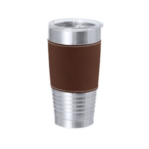 thermos double paroi simili cuir zuncex