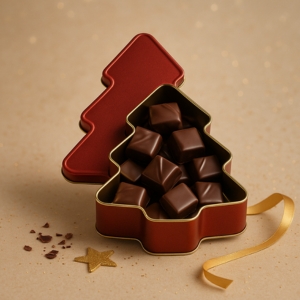coffret en métal pour chocolats