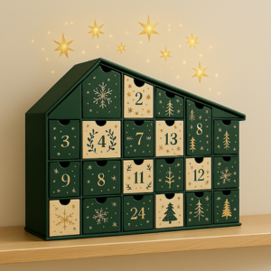 Boîte à tiroir calendrier de l'avent