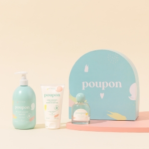 Boîte Poupon avec produits essentiels naissance
