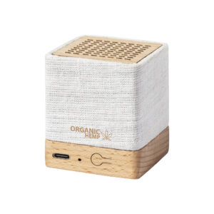 Enceinte en chanvre et bois