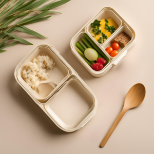 Lunch box pour déjeuner ouverte 