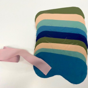 Masques upcyclés en satin de nuisette