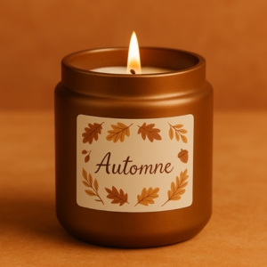 Bougie personnalisée