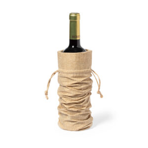 pochon bouteille cordons jute
