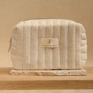 Trousse en gaze de coton