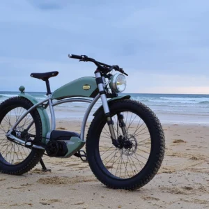 Vélo électrique sur la plage 