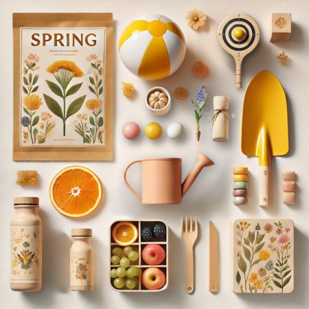 Sélection d&rsquo;objets à personnaliser pour le printemps
