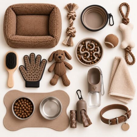 Sélection d&rsquo;objets à personnaliser pour prendre soin de nos animaux